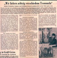 Zeitungsartikel Rüsselsheimer Echo (1956)