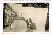 Das vermutlich erste Foto eines in Elberberg hergestellten Schlagzeugs